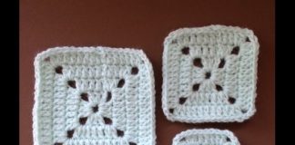 Dolgulu Kare Motifli Battaniye Nasıl Yapılır? - Örgü Modelleri - crochet crochet free pattern kolay örgü modelleri motifli battaniye modeli tığ işi örgü modelleri videolu örgü modelleri