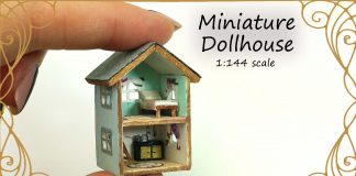 Minyatür Maket Ev Yapımı - Kendin Yap - hediye yapımı maket ev minyatür oyuncaklar oyuncak yapımı