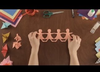 Kağıt Bebek Zinciri Nasıl Yapılır? - Okul Öncesi Etkinlikleri - etkinlik önerisi kağıttan bebek yapımı video kağıttan bebek yapma