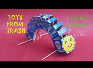 Karton Kutu ile Oyuncak Tırtıl Yapımı - Geri Dönüşüm Projeleri Okul Öncesi Etkinlikleri - karton değerlendirme kartondan neler yapılır kutudan neler yapılır oyuncak yapımı tırtıl oyuncak