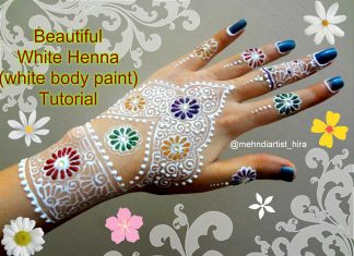 Beyaz Henna Nasıl Yapılır? - Moda - henna kına modelleri hint kınası dövme nasıl yapılır hint kınası modelleri hint kınası şablonları