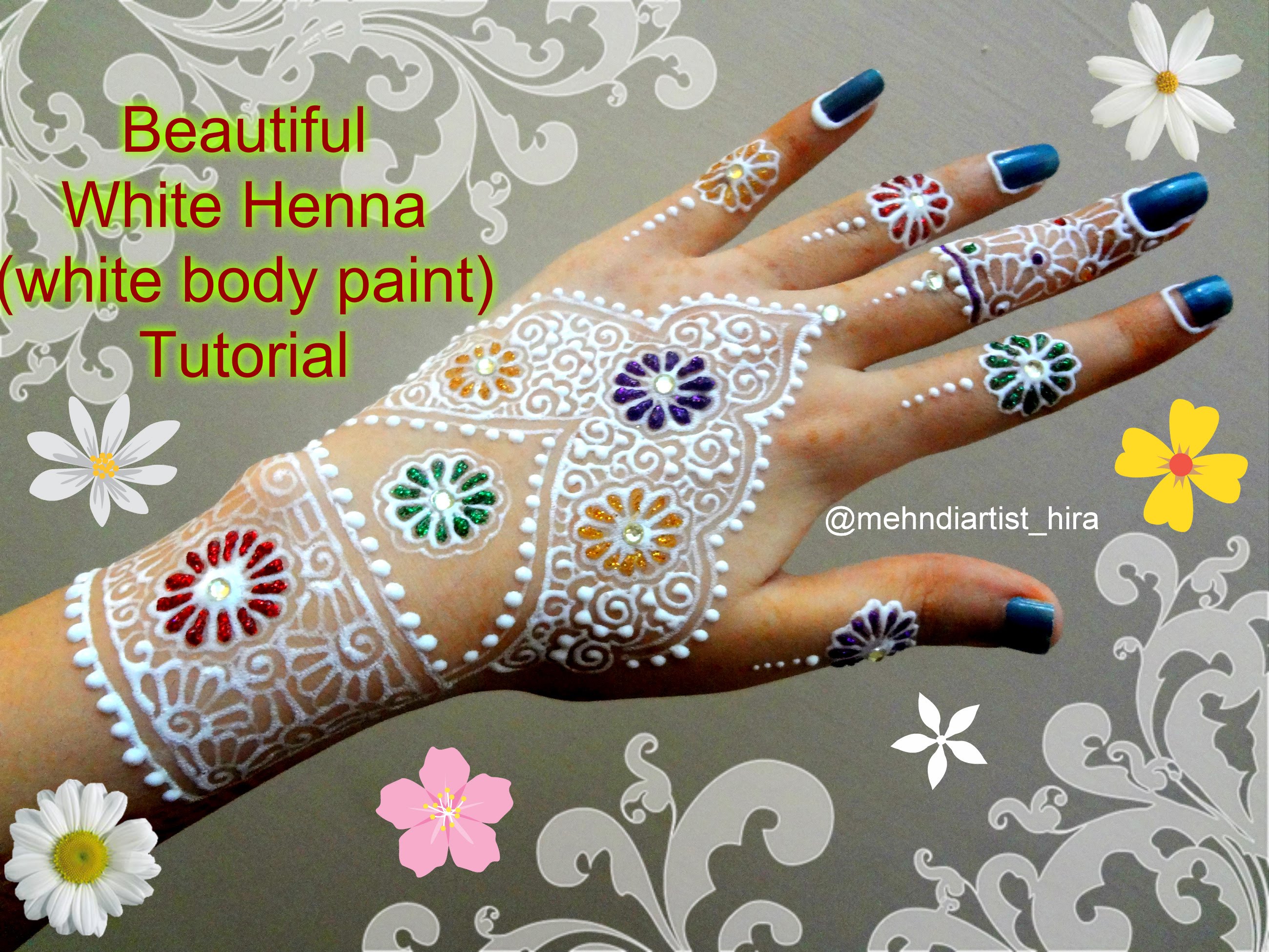 Beyaz Henna Nasıl Yapılır? Örgü Modelleri orgumodelleri.de