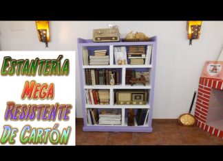 Evde Basit Kitaplık Yapımı - Dekorasyon Geri Dönüşüm Projeleri - karton kitaplık kartondan kitaplık yapımı kendin yap projesi kitaplık tasarımı yapımı