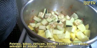 Patlıcanlı Türlü Tarifi Nasıl Yapılır? - Sebze Yemekleri - değişik sebze yemekleri etsiz sebze yemekleri pratik sebze yemekleri vejeteryan yemek tarifleri