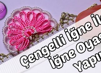 Çengelli İğne Oyası Yapılışı - İğne Oyası - çengelli iğne ile yapılan oyalar çengelli iğne oyası nasıl yapılır iğne oyası modelleri kolay iğne oyası videoları