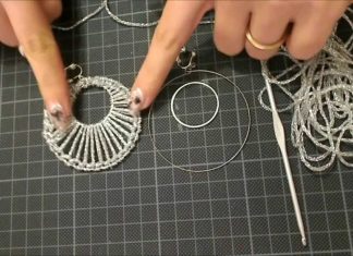 El Yapımı Küpe Örgü Modelleri - Takı & Aksesuar - halka küpeler tığ işi örgü küpe nasıl yapılır örgü küpe örnekleri takı yapımı anlatımlı