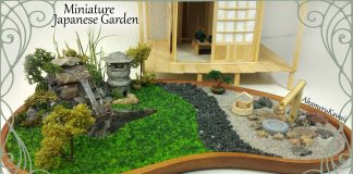 Polimer Kilden Minyatür Bahçe Yapımı - Geri Dönüşüm Projeleri - minyatür bahçe malzemeleri minyatür bahçe nasıl yapılır saksı tabağında minyatür bahçe