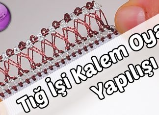 Kalemle Tığ Oyası Nasıl Yapılır? - Örgü Modelleri - kalemle tığ oyası tığ oyası modelleri ve yapılışları tığ oyası nasıl yapılır video tığ oyası yapılışı