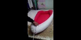 Bebek Yuvası Yapımı Anlatımlı - Dikiş - babynest babynest yapılışı video bebek yer yatağı modelleri el yapımı bebek yatağı