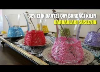 Dantel Bardak Kılıfı Yapımı - Örgü Modelleri - bardaklara örgü dantel bardak kılıfı yapımı kupa bardak örgü yapımı kupa kılıfı yapımı