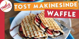 Evde Waffle Makinesi Olmadan Nasıl Yapılır? - Tatlı Tarifleri - evde kola waffle yapımı kolay waffle tarifi tost makinesinde waffle hamuru nasıl yapılır waffle makinesi