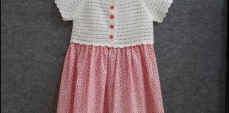 Örgü ve Kumaş Birleşimi Bebek Elbiseleri - Örgü Modelleri - örgü kumaş elbise modelleri robası örgü altı kumaş bebek elbisesi üstü örgü altı kumaş elbise üstü örgü altı kumaş elbise yapımı