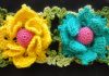 Tığ İşi Çiçek Yapımı Anlatımlı - Örgü Modelleri - çiçek motifleri örnekleri lif ortasına çiçek yapımı örgü çiçek motifleri yapılışı anlatımlı tığ işi çiçek motifi nasıl yapılır yünden çiçek yapımı
