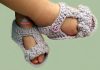 Anlatımlı Bebek Sandalet Yapımı - Örgü Modelleri - sandalet nasıl örülür sandalet tipi patik modelleri süslü bebek patikleri tığ işi sandalet yapımı