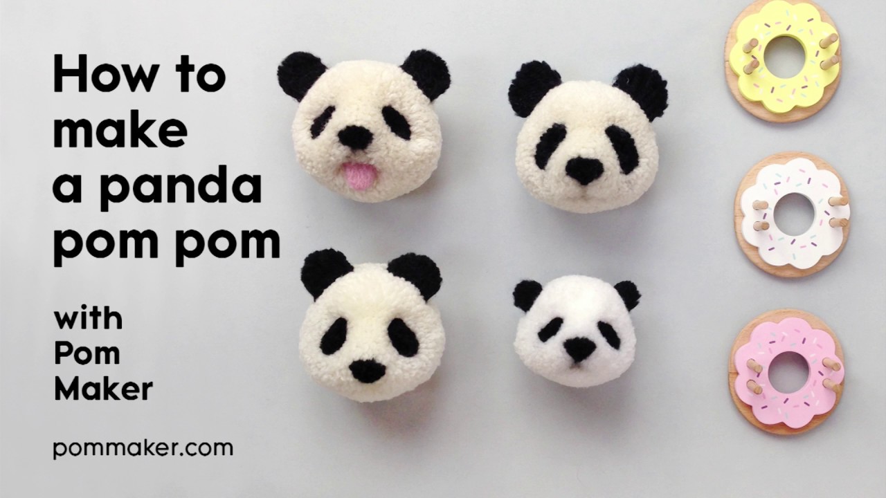 Ponpondan Panda Nasıl Yapılır? Örgü Modelleri orgumodelleri.de