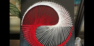 String Art Nasıl Yapılır? - Hobi Dünyası - ip sanatı nasıl yapılır string art string art tahtası string art yapımı
