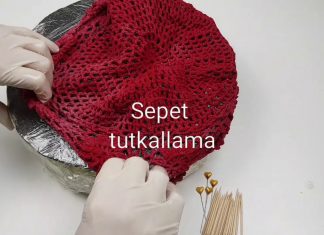 Tutkallı Örgü Sepet Yapımı
