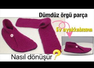 Ayakkabı Şeklinde Patik Modelleri Yapılışı - Örgü Modelleri - ayakkabı patik yapımı anlatımlı ayakkabı tabanı ile patik yapımı keçe tabanlı ev ayakkabısı patik modelleri