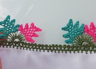 Şiş Oyası Modelleri Yapılışı - Örgü Modelleri - en güzel tığ oyası örnekleri kelebek tığ oyası şiş örnekleri tülbent şiş üstünde oya modelleri yeni şiş oyası