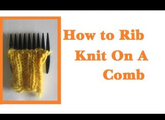 Tarak İle Örgü Örme - Örgü Modelleri - comb knitting değişik bebek örgü modelleri kasnakta örgü nasıl yapılır örgü modelleri ve yapılışları