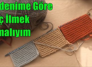 Örgüde İlmek Sayısı Hesaplama Nasıl Yapılır? 1