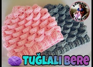 Tığ İle Bere Yapılışı - Örgü Modelleri - bere modelleri tığ ile bere yapılışı trabzanlı bere yapımı youtube tığ işi bere yapımı