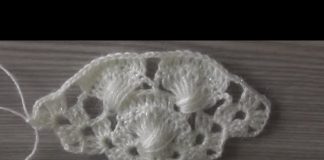 Tığ İşi Midye Örneği - Örgü Modelleri - deniz kabuğu örgü modeli derya baykal şal modelleri anlatımlı derya baykal şal modelleri ve yapılışları video örgü şal modelleri ve yapılışları