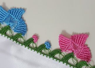Tunus İşi Yazma Oyaları - Örgü Modelleri - 2018 tığ oyaları değişik tığ oyası sıralı tığ oyaları tunus işi tığları yaprak arası tunus oyası