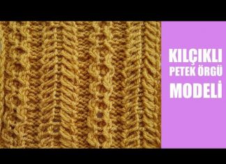 Kılçıklı Petek Örgü Modeli Yapılışı - Örgü Modelleri - balık sırtı yün örgü nasıl örülür değişik örgü modelleri anlatımlı kılçık örgü modeli şiş örgü örnekleri anlatımlı
