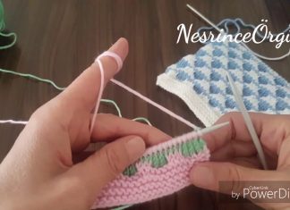İki Renkli Desenli Örgü Modelleri - Örgü Modelleri - 2 renkli bebek örgü modelleri iki renkli örgü modelleri açıklamalı iki renkli örgü yelek modelleri anlatımlı iki renkli şiş örnekleri