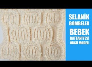 Bombeli Selanik Örgü Modeli Yapılışı - Örgü Modelleri - gerçek selanik örgüsü selanik örgü yelek modelleri selanik örgüsü kazak modelleri şiş örgü örnekleri açıklamalı