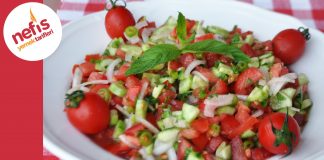 Kolay Salata Yapımı - Salata Tarifleri - çoban salata sosu karışık salata tarifi kaşık salata mevsim salata mevsim salata çoban salata farkı