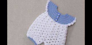 Yakadan Başlamalı Bebek Elbisesi Anlatımlı - Örgü Modelleri - bebek jilesi örgü modelleri bebek tulumu nasıl örülür anlatımlı örgü bebek elbiseleri örgü bebek elbiseleri tığ işi