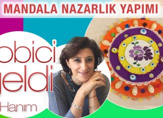 Nazarlık Yapımı - Dekorasyon Geri Dönüşüm Projeleri - keçeden nazar boncuğu kalıbı keçeden nazar boncuğu kapı süsü keçeden nazarlık modelleri keçeden nazarlık yapımı