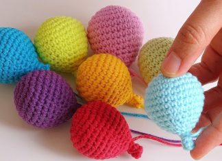 Örgü Balon Yapımı - Örgü Modelleri - balon örgü modelleri balon örme nasıl yapılır örgüden balon yapımı tığ işi balon yapımı
