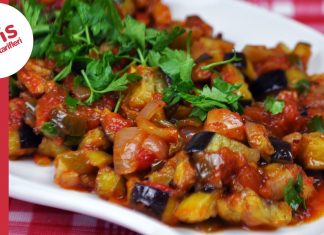 Şakşuka Nasıl Yapılır Video - Sebze Yemekleri - değişik patlıcan yemekleri etsiz patlıcan yemekleri hafif patlıcan yemekleri kolay şakşuka tarifi şakşuka tarifi