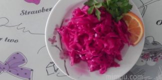 Hemen Yenen Kırmızı Lahana Turşusu - Turşu Tarifleri - kırmızı lahana salatası lokanta usulü kırmızı lahana turşusu mor lahana turşusu sirkesiz mor lahana turşusu nasıl yapılır