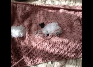 Kuzu İşlemeli Battaniye - Örgü Modelleri - anlatımlı bebek battaniyesi yapılışı anlatımlı kuzulu battaniye yapımı koyunlu bebek battaniyesi yapılışı kuzu motifi kuzu motifli bebek battaniyesi