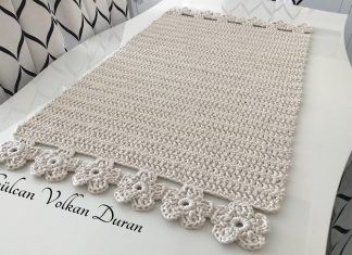 Penye İpten Dikdörtgen Paspas Nasıl Örülür?