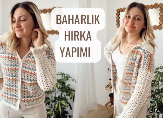 Tığ İşi Kolay Hırka 1