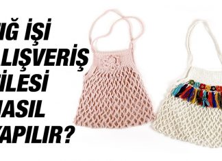 Püsküllü Örgü Çanta Nasıl Örülür?
