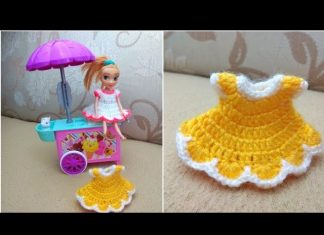 Örgü Oyuncak Bebek Elbisesi Nasıl Örülür?