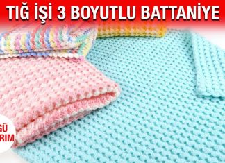 Üç Boyutlu Battaniye Nasıl Örülür?