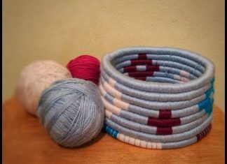 Bargello Tekniği Sepet Nasıl Örülür?