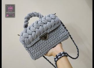 Penye İpten Fıstıklı Çanta Nasıl Örülür?