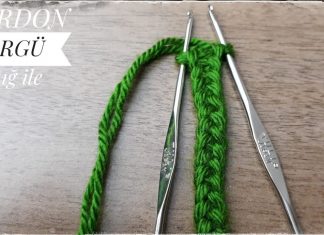 İki Tığla Kordon Örgü Modeli Nasıl Yapılır?