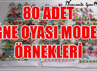 Yeni İğne Oyası Örnekleri Tülbent