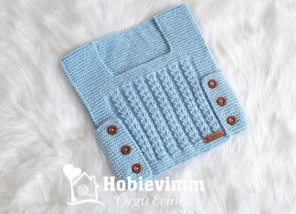 İki Yandan Düğmeli Bebek Yeleği Yapılışı