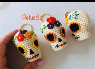 Amigurumi Anahtarlık Yapımı Kafa Tası