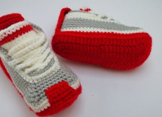 Bebek Spor Ayakkabı Nasıl Örülür?